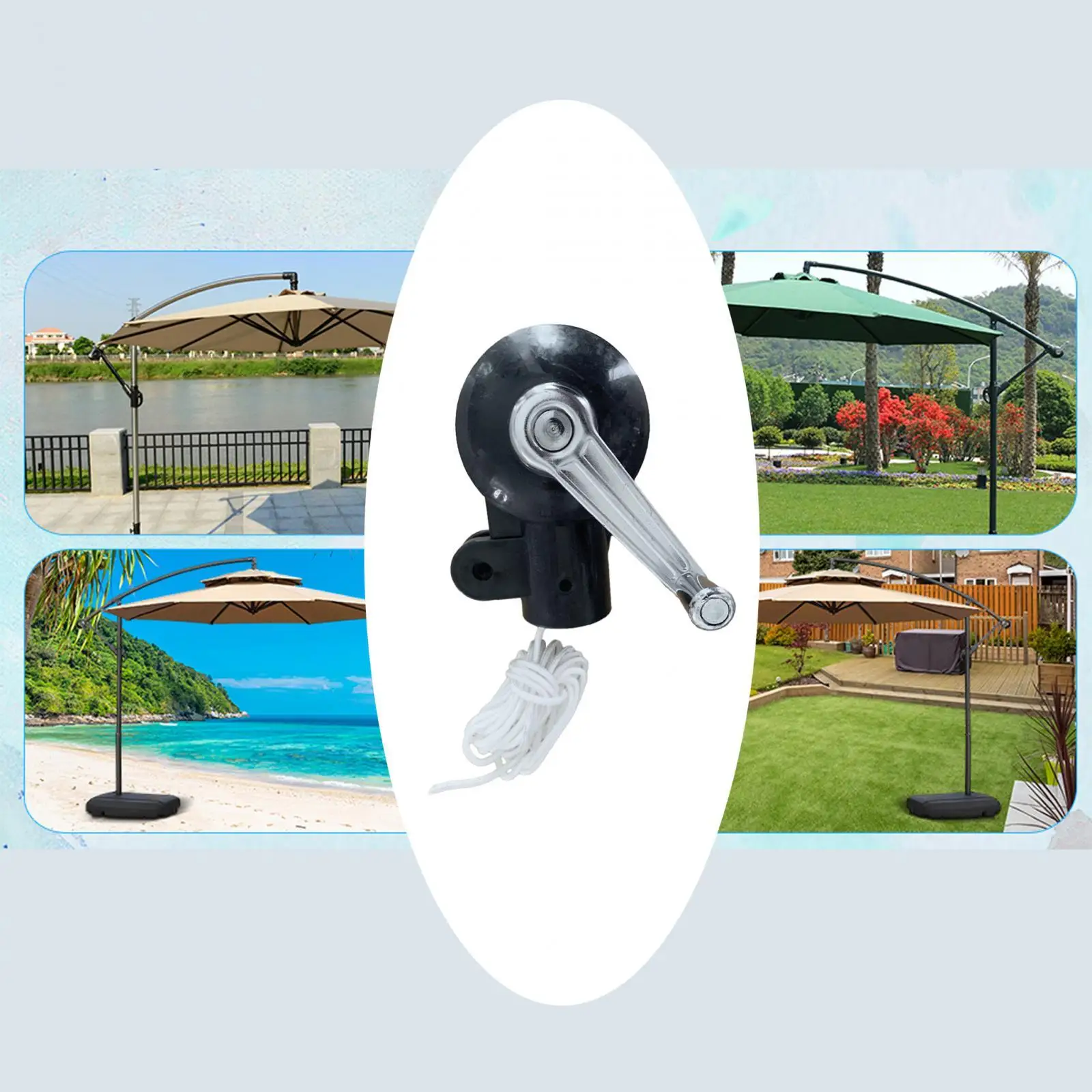 Outdoor Umbrellas Shade Crank Handle Accessories Repair Parts Sturdy for Balcony
Outdoor Umbrellas Shade Crank Handle Accessories Repair Parts Sturdy for Balcony