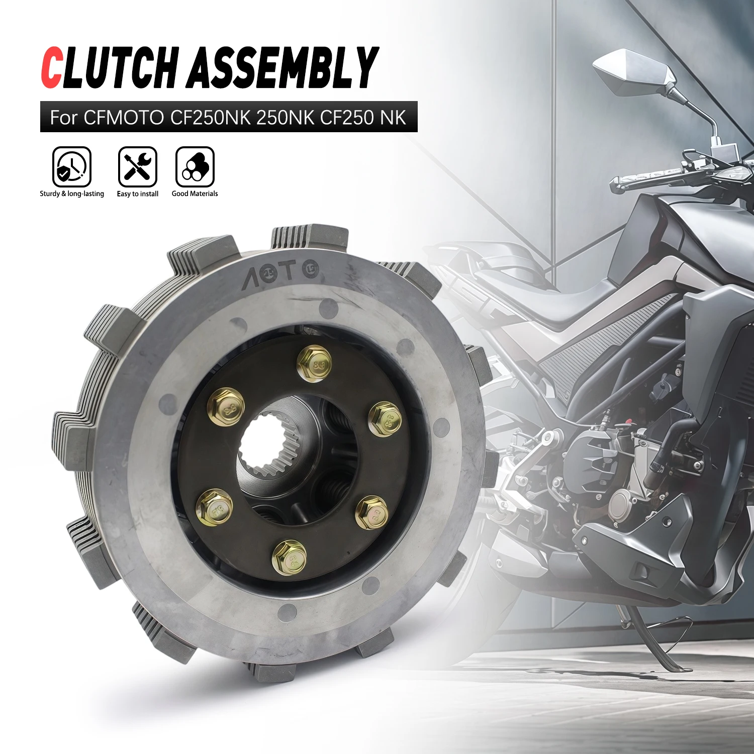 Motorcycle Engine Accessories Clutch Assembly Disc Plate Sets For CFMOTO CF250NK CF 250NK CF250 NK
Motorcycle Engine Accessories Clutch Assembly Disc Plate Sets For CFMOTO CF250NK CF 250NK CF250 NK