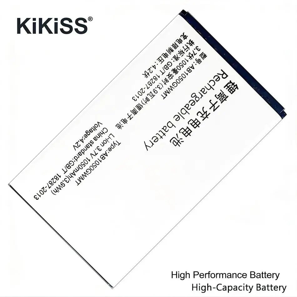 Долговечная и легкая батарея AB1050GWMT емкостью 1050 мАч для мобильных телефонов Philips E103, E106, E255
Долговечная и легкая батарея AB1050GWMT емкостью 1050 мАч для мобильных телефонов Philips E103, E106, E255