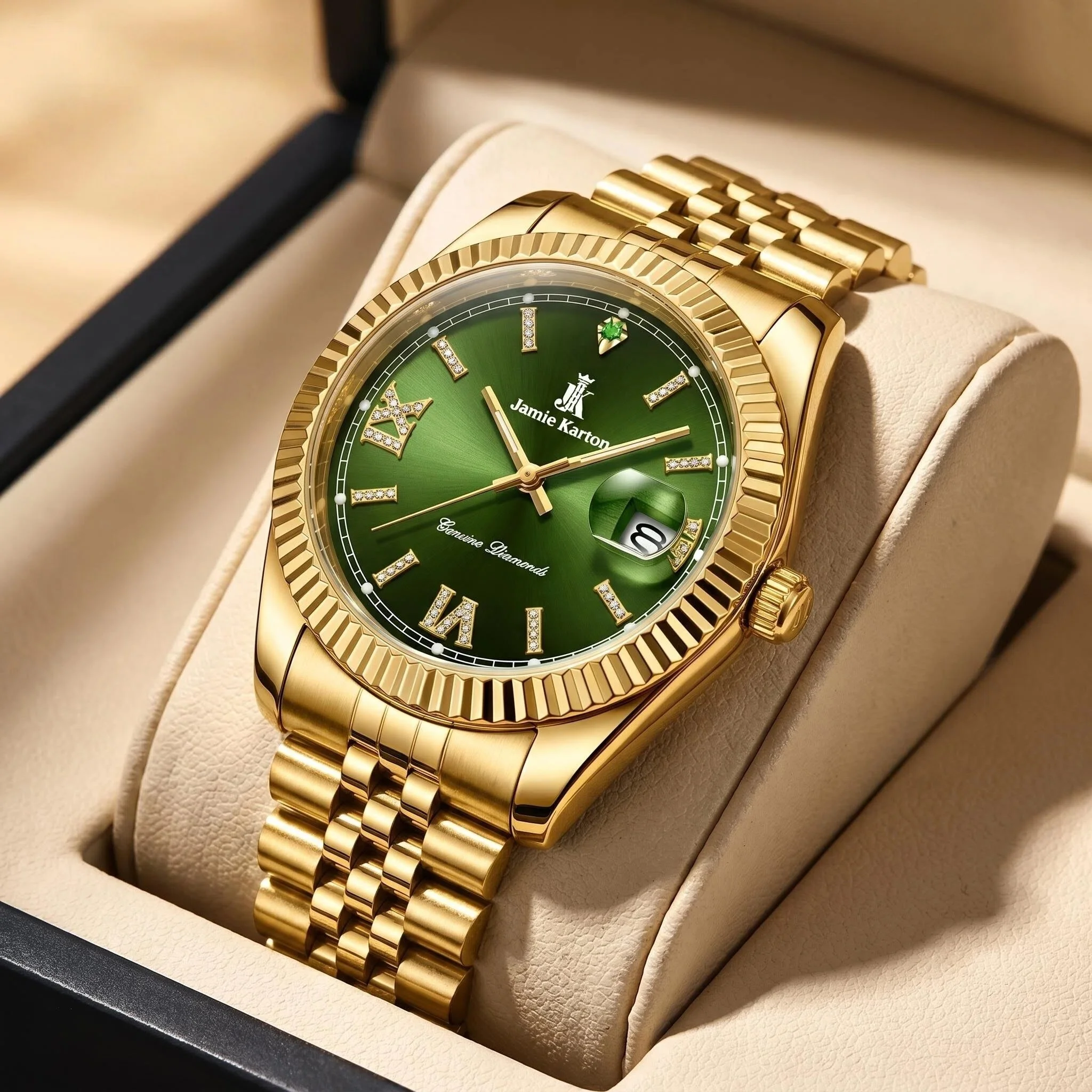 Men's fashion quartz watch, classic Roman numeral watch, luminous stainless steel strap, round dial, perfect as a gift
Men's fashion quartz watch, classic Roman numeral watch, luminous stainless steel strap, round dial, perfect as a gift