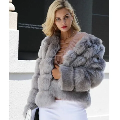 Autumn Winter Fur ort Coat Women's Long Sve Artificial Fur Jaet Slimming Effect Rabbit Fur Collar Commute Sle
Autumn Winter Fur ort Coat Women's Long Sve Artificial Fur Jaet Slimming Effect Rabbit Fur Collar Commute Sle