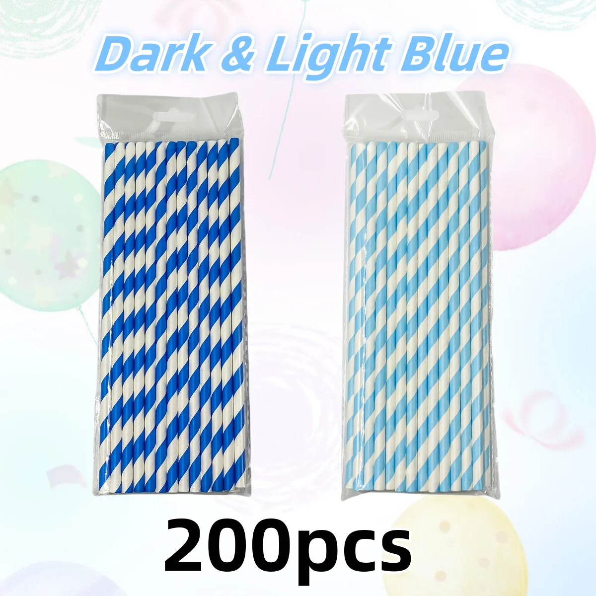 6*197mm-200pcs-Light Blue Stripe Dark Blue Stripe Combination Disposable Paper Straws-Factory Low Price-Good Quality
6*197mm-200pcs-Light Blue Stripe Dark Blue Stripe Combination Disposable Paper Straws-Factory Low Price-Good Quality