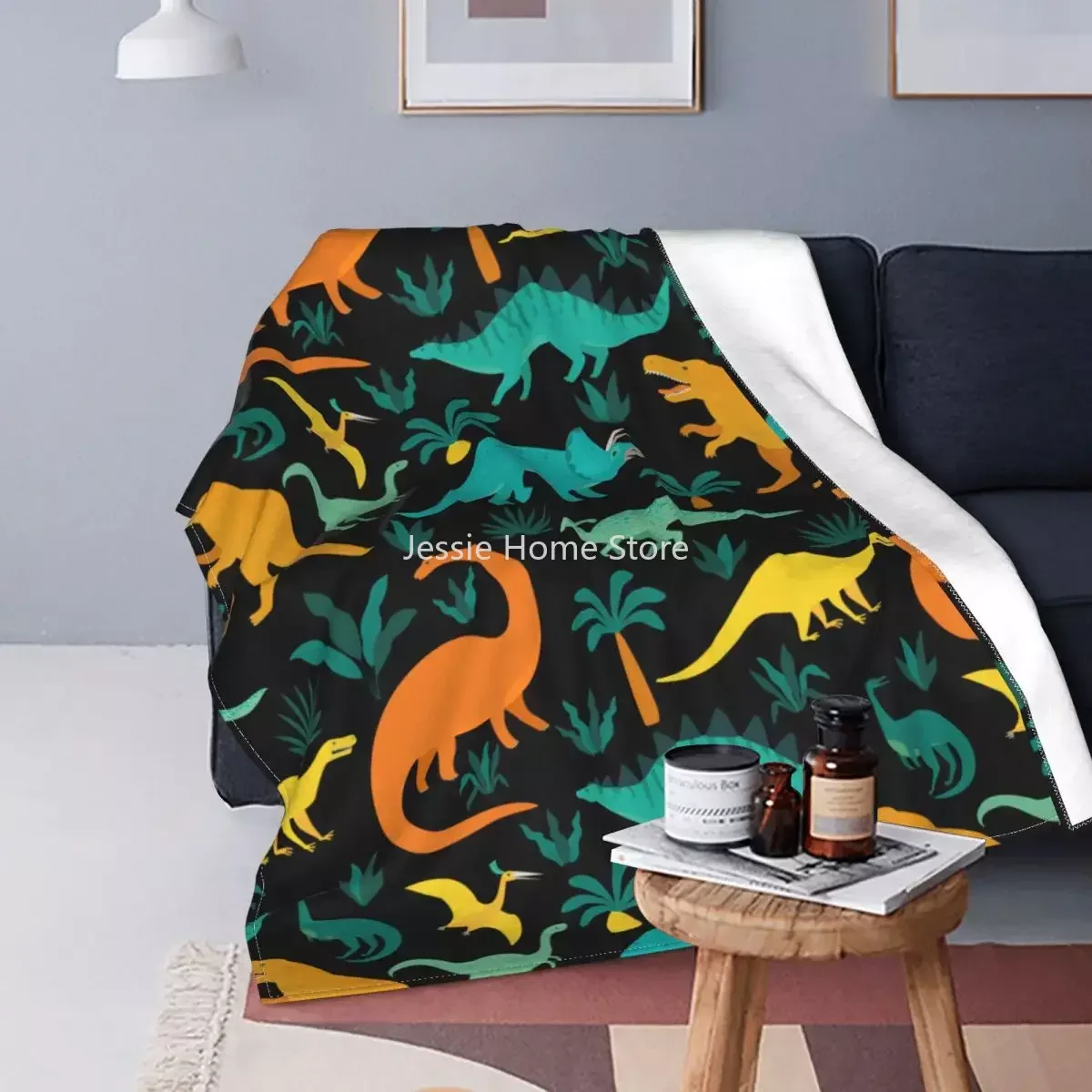 Cute Colorful Dinosaur Pattern Blankets Fleece Spring/Autumn Multifunction Super Soft Throw Blanket for Bed Outdoor Quilt
Cute Colorful Dinosaur Pattern Blankets Fleece Spring/Autumn Multifunction Super Soft Throw Blanket for Bed Outdoor Quilt
