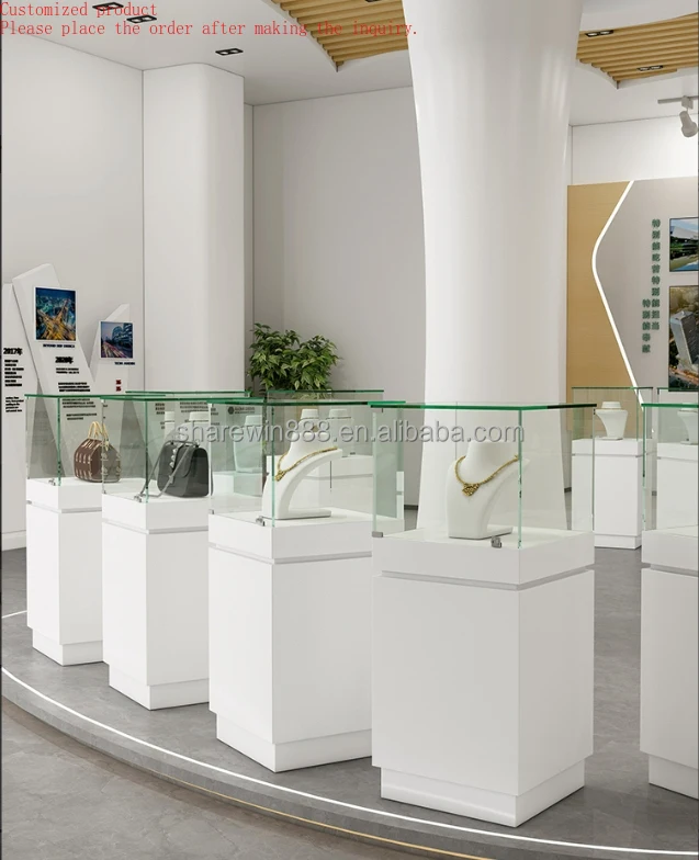 Custom.Sharewin Luxury Wooden Glass Jewel Display Cabinet and Showcase for Jewelry Store Decoration Jewellery Shop Furniture Des
Custom.Sharewin Luxury Wooden Glass Jewel Display Cabinet and Showcase for Jewelry Store Decoration Jewellery Shop Furniture Des