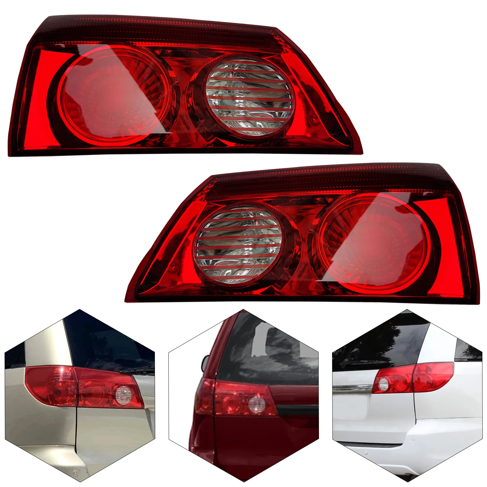 Car Tail Light Taillights Brake Lamp for 2006 2007 2008 2009 2010 Toyota Senna Left/Right Side TailLights
Car Tail Light Taillights Brake Lamp for 2006 2007 2008 2009 2010 Toyota Senna Left/Right Side TailLights