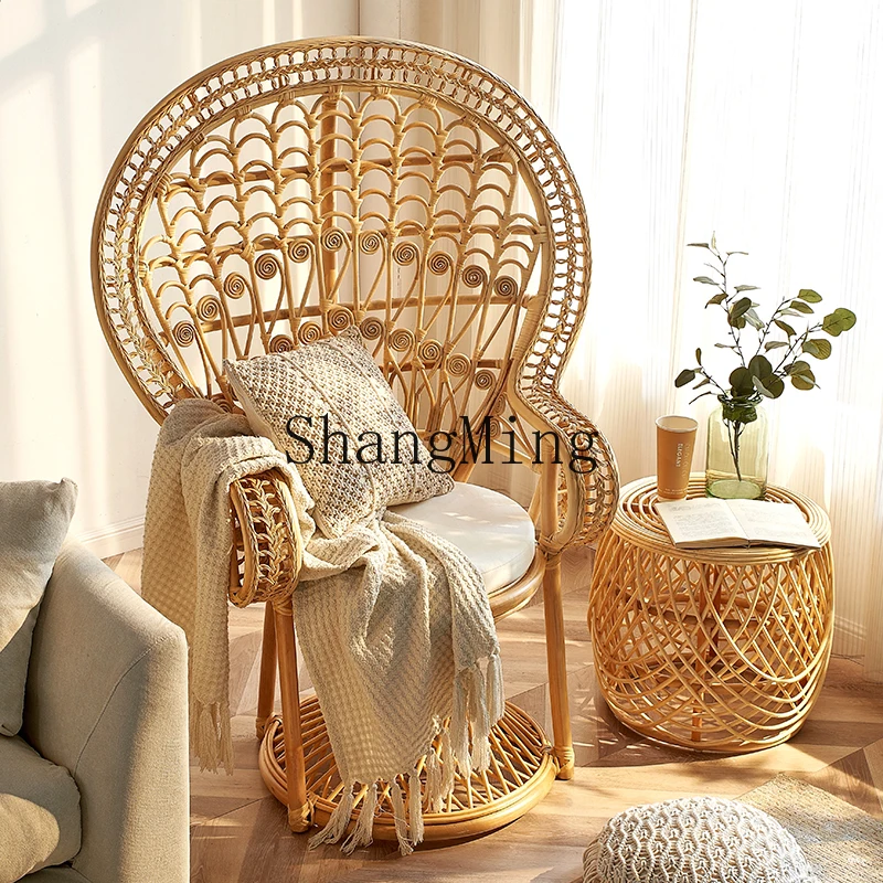 FG rattan furniture peacock chair bedroom living room retro creative back chair wedding photography 
FG rattan furniture peacock chair bedroom living room retro creative back chair wedding photography