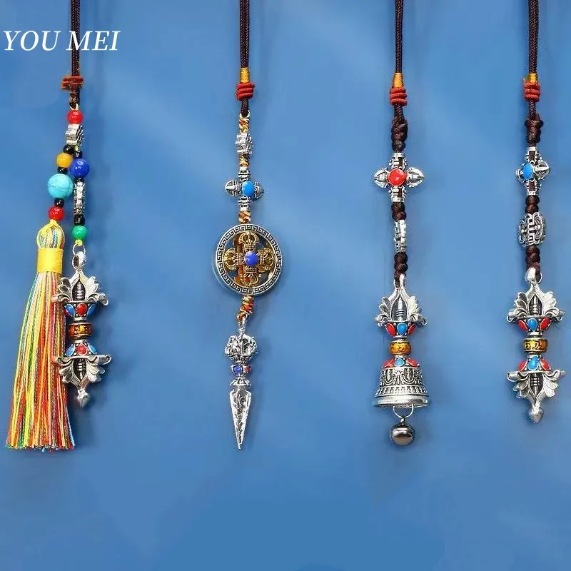 Tibetan Ornaments Rotating Prayer Tube Pendant Vajra Car Center Console Trinket ,Mobile Phone Gift Bag Trinkets Buddhist Item
Tibetan Ornaments Rotating Prayer Tube Pendant Vajra Car Center Console Trinket ,Mobile Phone Gift Bag Trinkets Buddhist Item