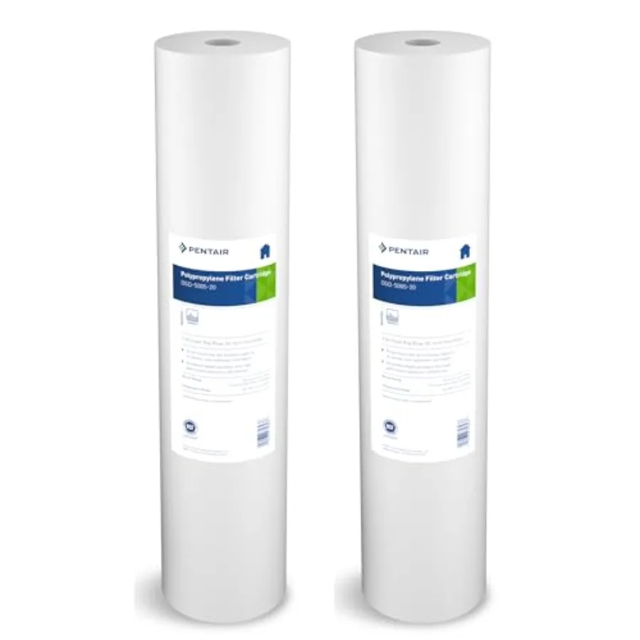 Pentair DGD-5005-20 Big Blue Water Filter 20-Inch Whole House Sediment Filter Cartridge Replacement Dual-Gradient Density Spun
Pentair DGD-5005-20 Big Blue Water Filter 20-Inch Whole House Sediment Filter Cartridge Replacement Dual-Gradient Density Spun