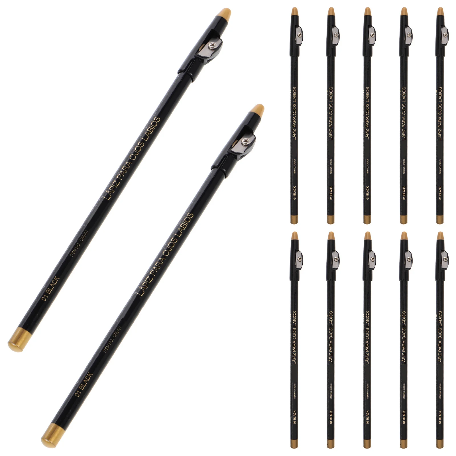 12Pcs Eyebrow Pencil Portable Waterproof Dual Use Eyebrow Eyeliner Sharpener Brow Pen Makeup Tool
12Pcs Eyebrow Pencil Portable Waterproof Dual Use Eyebrow Eyeliner Sharpener Brow Pen Makeup Tool