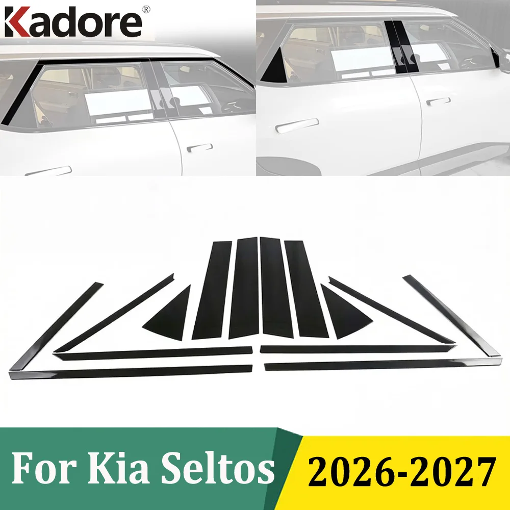 For Kia Seltos 2026 2027 Upper Window Frame Trim + Window Center Pillar Trim Cover Strip Car Exterior Sticker Accessories
For Kia Seltos 2026 2027 Upper Window Frame Trim + Window Center Pillar Trim Cover Strip Car Exterior Sticker Accessories