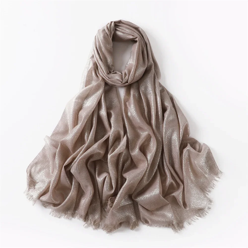 New Fashion Glitter Hijab Cotton Scarf Wraps Autumn Headscarf Shawls Muslim Scarf For Women Shimmer Fringe Scarves Instant Hijab
New Fashion Glitter Hijab Cotton Scarf Wraps Autumn Headscarf Shawls Muslim Scarf For Women Shimmer Fringe Scarves Instant Hijab