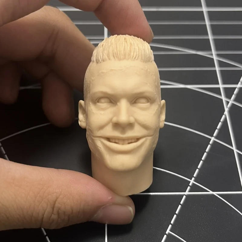 1/6 Unpainted Head Sculpt Blank - Gothic Style Villain Character Model Kit (Cameron Monaghan Inspired) for Custom Figure DIY
1/6 Unpainted Head Sculpt Blank - Gothic Style Villain Character Model Kit (Cameron Monaghan Inspired) for Custom Figure DIY