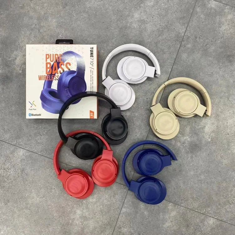 Hot selling T710BT wireless headset with heavy bass and plug-in music sports earphones for mobile phones
Hot selling T710BT wireless headset with heavy bass and plug-in music sports earphones for mobile phones