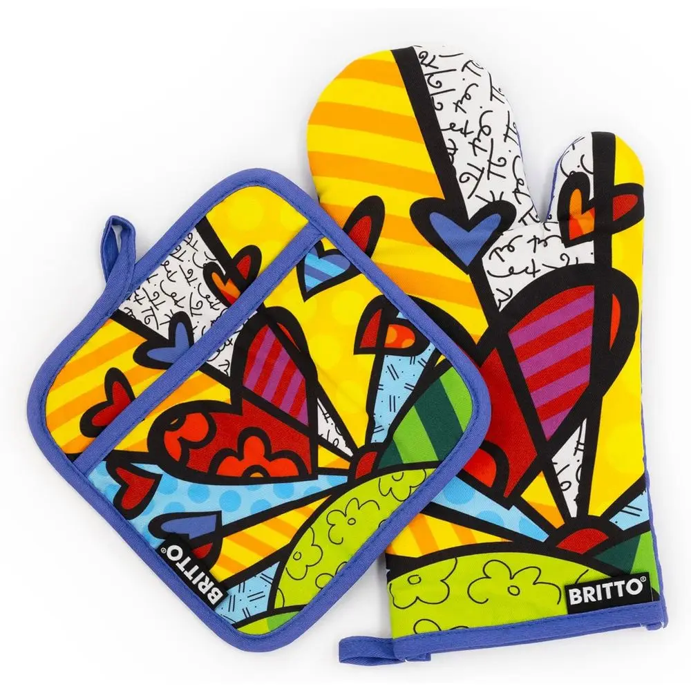 Colorful New Day Oven Mitt & Potholder Set - Stylish Kitchen Accessories
Colorful New Day Oven Mitt & Potholder Set - Stylish Kitchen Accessories