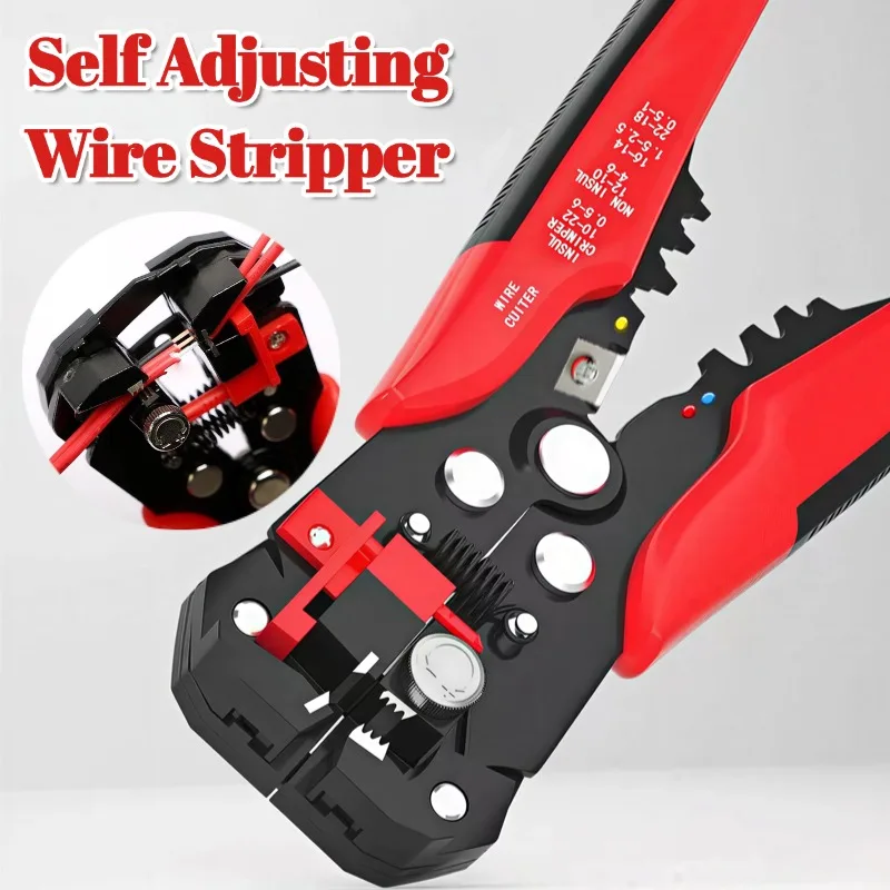 Щипцы для резки кабеля Саморегулирующиеся многофункциональные прочные клещи для зачистки кабеля Инструменты для ремонта электриков
Щипцы для резки кабеля Саморегулирующиеся многофункциональные прочные клещи для зачистки кабеля Инструменты для ремонта электриков