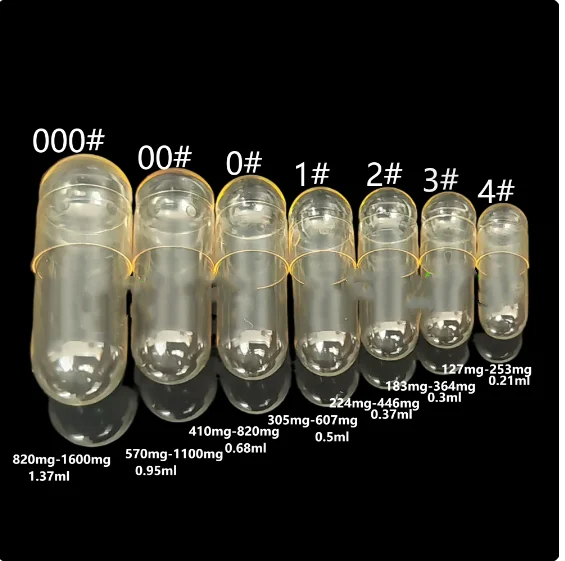 10000ps Clear Transparent Empty Standard Size#2#3#4#5 Empty Gelatin Capsule Shell Hollow joined or seperated Customized Refilla
10000ps Clear Transparent Empty Standard Size#2#3#4#5 Empty Gelatin Capsule Shell Hollow joined or seperated Customized Refilla