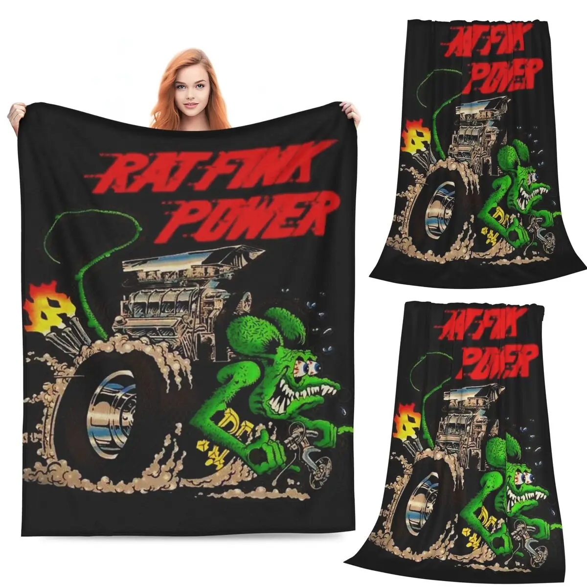 Tales Of The Rat Fink Anime Blanket Soft Warm Flannel Throw Blanket Plush for Bed Living room Picnic Travel Home Sofa
Tales Of The Rat Fink Anime Blanket Soft Warm Flannel Throw Blanket Plush for Bed Living room Picnic Travel Home Sofa