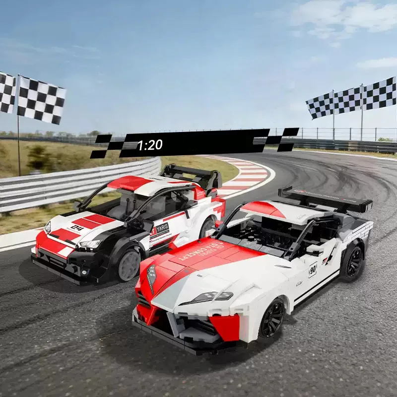 Japan 1:20 Scale Sports Car Model Building Block App Rc Brick WRC GR Yaris Rally Supra GT4 Racing 2.4ghz Remote Control Toy
Japan 1:20 Scale Sports Car Model Building Block App Rc Brick WRC GR Yaris Rally Supra GT4 Racing 2.4ghz Remote Control Toy