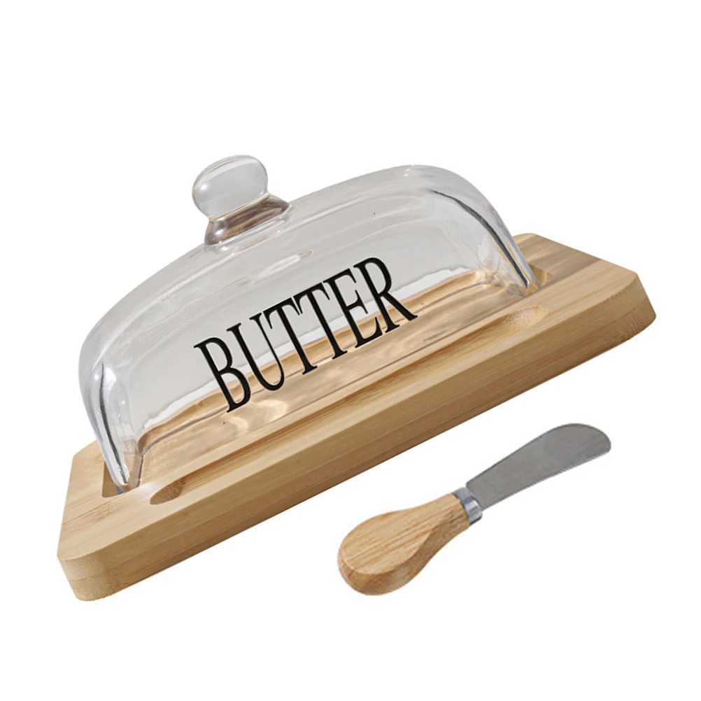 1 set with Lid Large Transparent Butter Dish Storage Container Kitchen Home Tableware Butter Dish With Dome Cheese Keeper 
1 set with Lid Large Transparent Butter Dish Storage Container Kitchen Home Tableware Butter Dish With Dome Cheese Keeper
