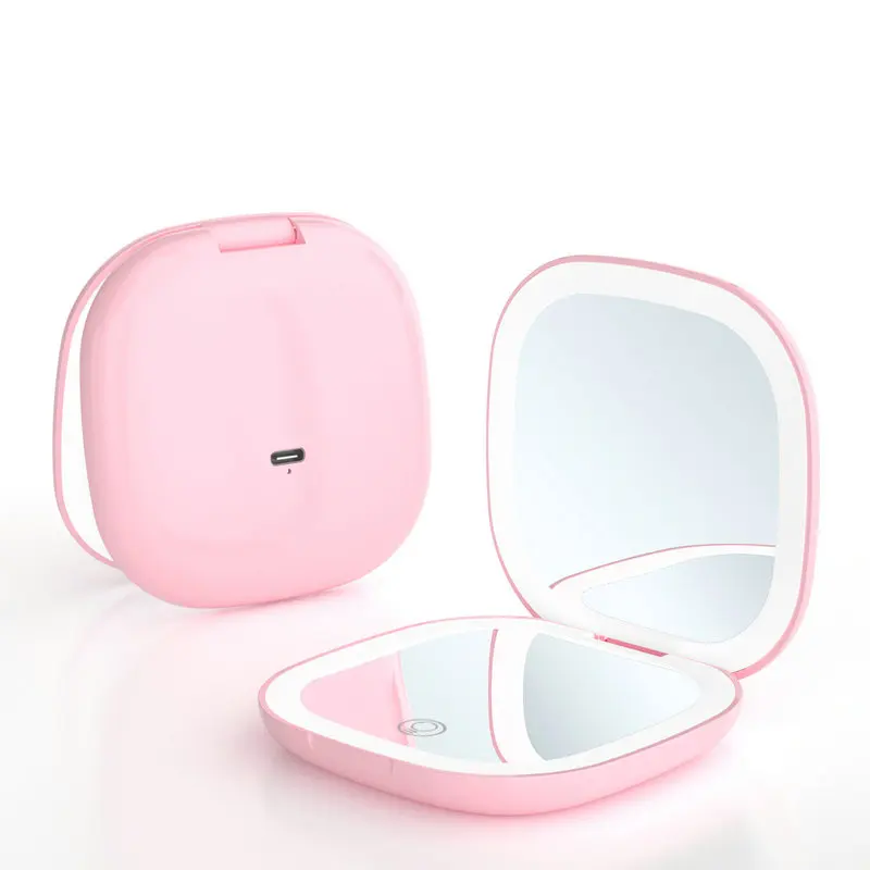 Pocket Mirror with Light,Travel Makeup Mirror with Double Sided 1X/10X Magnifying,Portable Compact Mirror with Type-C USB
Pocket Mirror with Light,Travel Makeup Mirror with Double Sided 1X/10X Magnifying,Portable Compact Mirror with Type-C USB