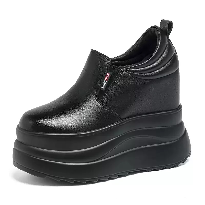 Fujin 13 см 5-дюймовые кроссовки на танкетке на платформе, кожаные туфли на массивном каблуке, удобная повседневная обувь без шнуровки для женщин, офисная прогулка
Fujin 13 см 5-дюймовые кроссовки на танкетке на платформе, кожаные туфли на массивном каблуке, удобная повседневная обувь без шнуровки для женщин, офисная прогулка