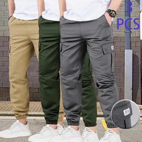 Men's Casual Cargo Pants Straight Leg Workwear Trousers Neutral Style Spring Collection Fashionable Comfortable Male Fashion
Men's Casual Cargo Pants Straight Leg Workwear Trousers Neutral Style Spring Collection Fashionable Comfortable Male Fashion