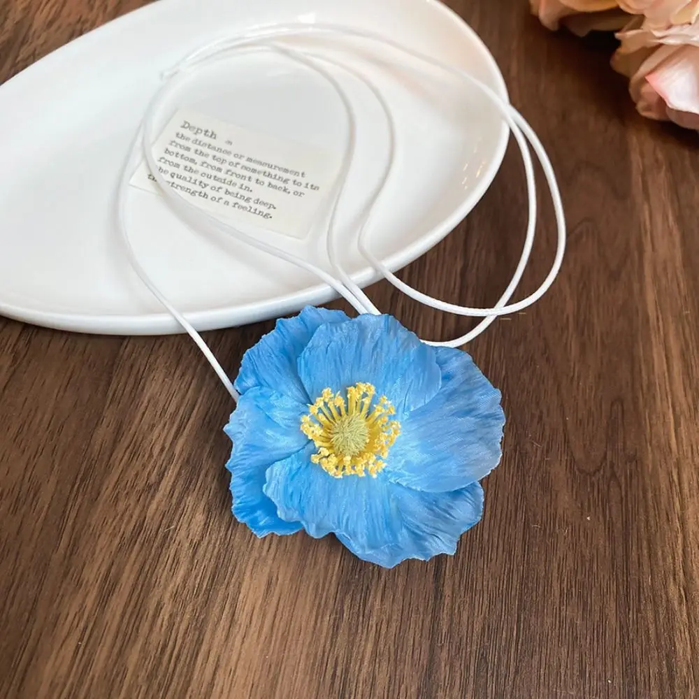 Bohemia Style Flowers Clavicle Chain Sweet Trendy Simulation Flowers Necklace Drawstring Colorful Seaside Vacation Choker 
Bohemia Style Flowers Clavicle Chain Sweet Trendy Simulation Flowers Necklace Drawstring Colorful Seaside Vacation Choker