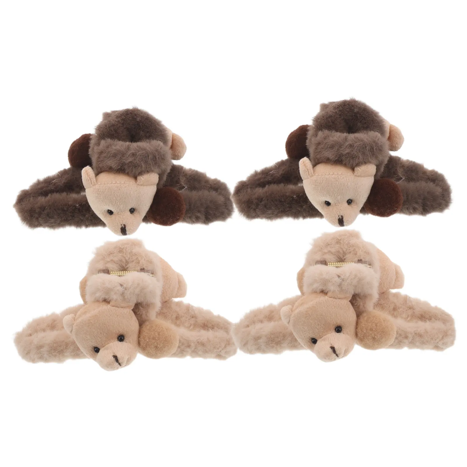 4Pcs Bear Ears Hair Claw Clips Soft Cozy Winter Hair Accessories for Women Girls Brown Khaki Non Slip Barrettes Cute Animal
4Pcs Bear Ears Hair Claw Clips Soft Cozy Winter Hair Accessories for Women Girls Brown Khaki Non Slip Barrettes Cute Animal