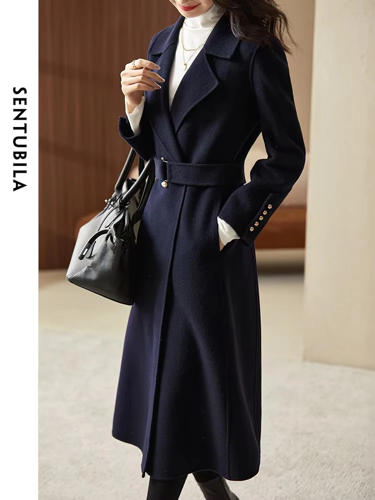 SENTUBILA 100% Wool Warm Winter Coat for Women 2023 Office Lady Elegant Fashion Notched Collar Long Sleeve Outerwear W24O42058
SENTUBILA 100% Wool Warm Winter Coat for Women 2023 Office Lady Elegant Fashion Notched Collar Long Sleeve Outerwear W24O42058