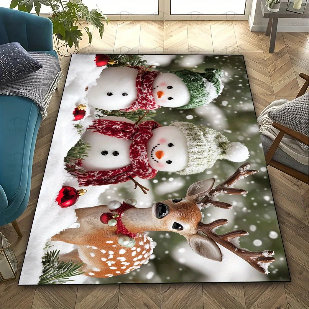 1pc Snowman and Reindeer Pattern Carpet, Crystal Velvet Fabric, Suitable for Kitchen/Living Room/Bedroom/Terrace
1pc Snowman and Reindeer Pattern Carpet, Crystal Velvet Fabric, Suitable for Kitchen/Living Room/Bedroom/Terrace