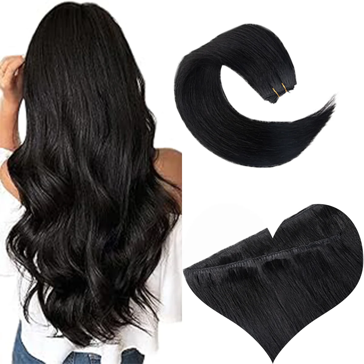 Human Hair Bundles Weaving Machine Remy Natural Straight Human Hair Bundles 12-24 Inch Sew In Hair Extensions For Women Use
Human Hair Bundles Weaving Machine Remy Natural Straight Human Hair Bundles 12-24 Inch Sew In Hair Extensions For Women Use