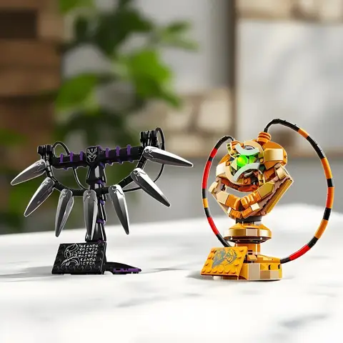 Wakanda Black Panther Doctor Eye of Agamotto Strange Necklace Model Building Blocks Bricks Toys Kid Gifts