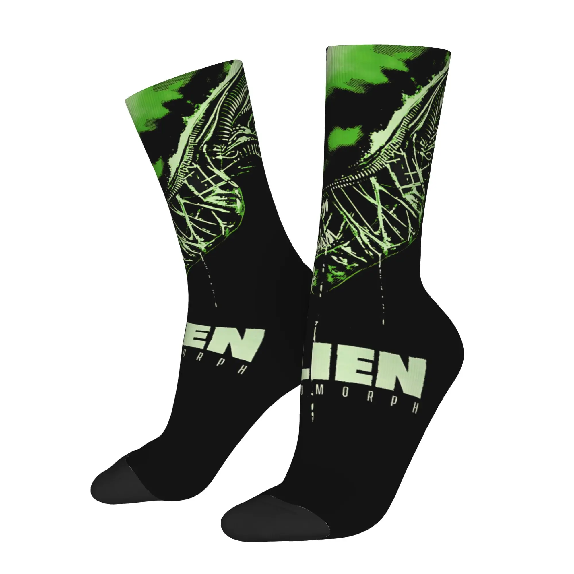 1 Pair Funny Crazy Sock for Men Black Background Green Slime Hip Hop Vintage Aliens Pattern Printed Sock Casual
1 Pair Funny Crazy Sock for Men Black Background Green Slime Hip Hop Vintage Aliens Pattern Printed Sock Casual