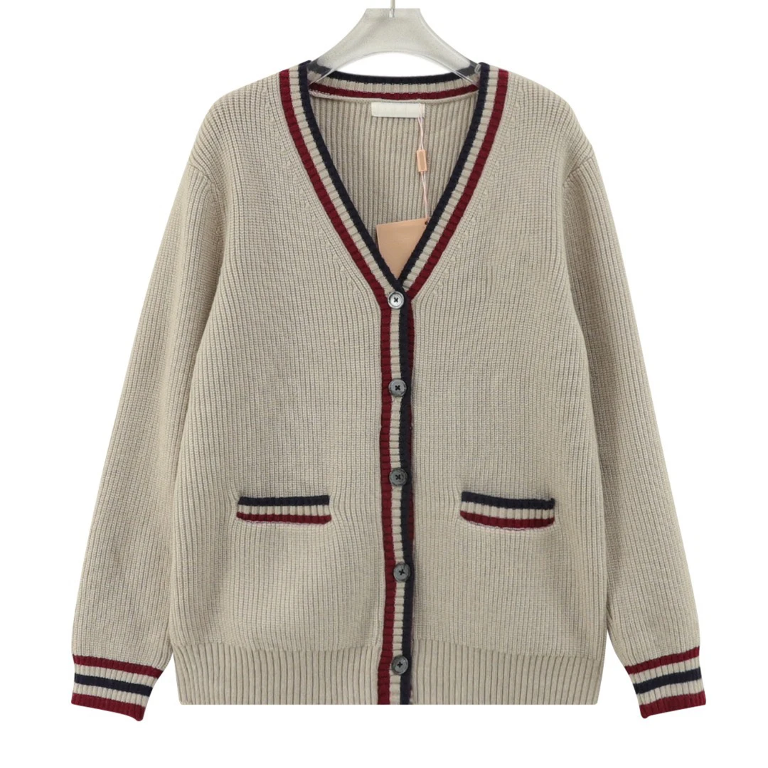 2025 Embroidered Logo Letter Cardigan Knitted Sweater, Comfortable, Soft and Versatile
2025 Embroidered Logo Letter Cardigan Knitted Sweater, Comfortable, Soft and Versatile