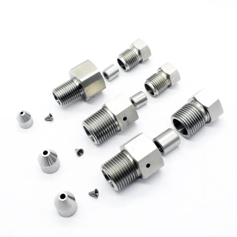 Waterjet Spare Part Adapter Assembly Short Stop Filter 3/8 M X 1/4 F 20454363 for Water Jet Cutting Head 301026-2
Waterjet Spare Part Adapter Assembly Short Stop Filter 3/8 M X 1/4 F 20454363 for Water Jet Cutting Head 301026-2