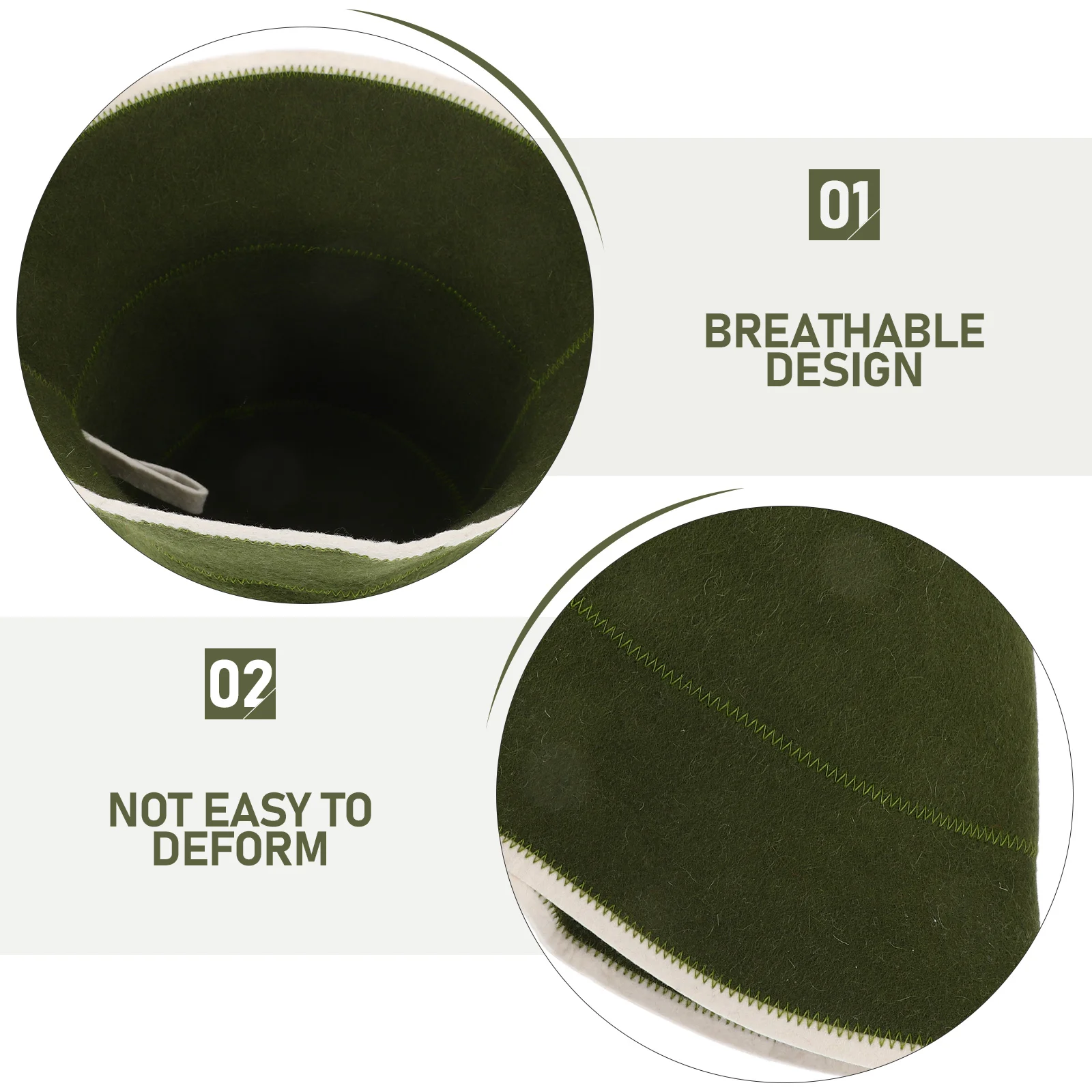 Wool Sauna Hat Reusable Portable Comfortable Bath Cap Breathable Lightweight Sauna Room Bath Hat Shower Accessories for Shower
Wool Sauna Hat Reusable Portable Comfortable Bath Cap Breathable Lightweight Sauna Room Bath Hat Shower Accessories for Shower