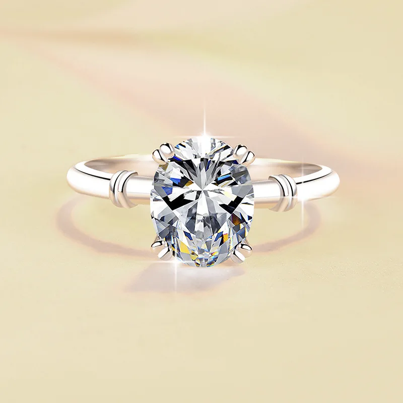 Женское овальное кольцо PT950 Platinum Moissanite 2Ct - Женское эксклюзивное, классическое вневременное, качество платины премиум-класса
Женское овальное кольцо PT950 Platinum Moissanite 2Ct - Женское эксклюзивное, классическое вневременное, качество платины премиум-класса