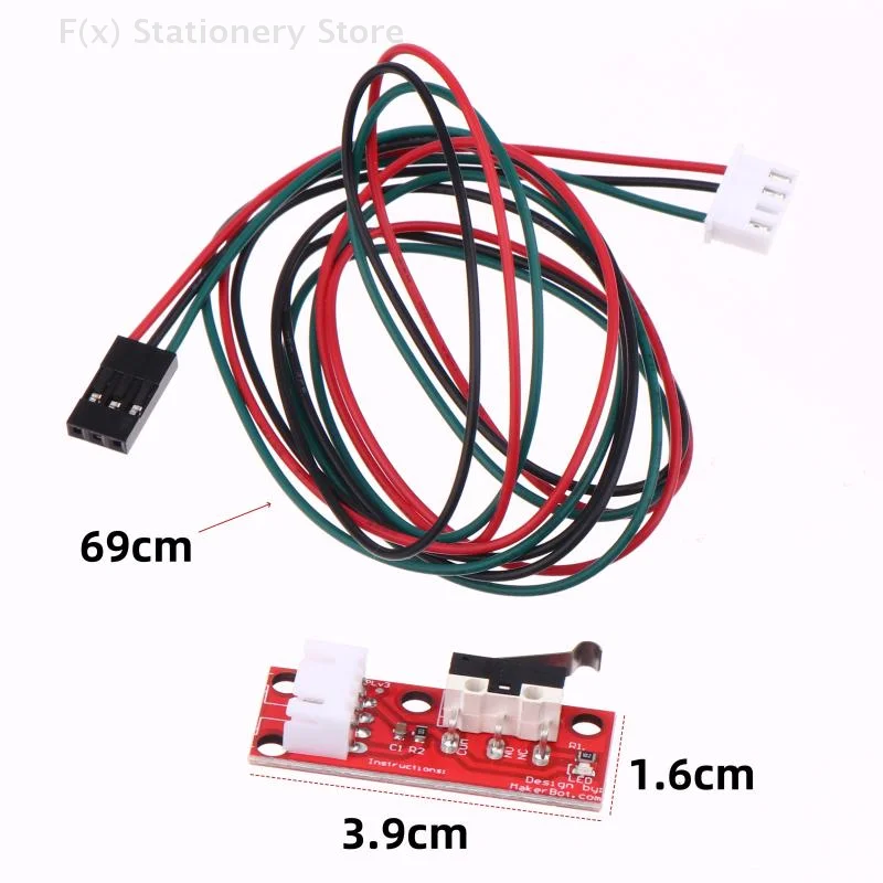 1/3/5 шт. для ЧПУ RAMPS 1,4, детали 3D-принтера, концевой выключатель для Arduino, концевой выключатель и кабель, механический концевой стопор 
1/3/5 шт. для ЧПУ RAMPS 1,4, детали 3D-принтера, концевой выключатель для Arduino, концевой выключатель и кабель, механический концевой стопор