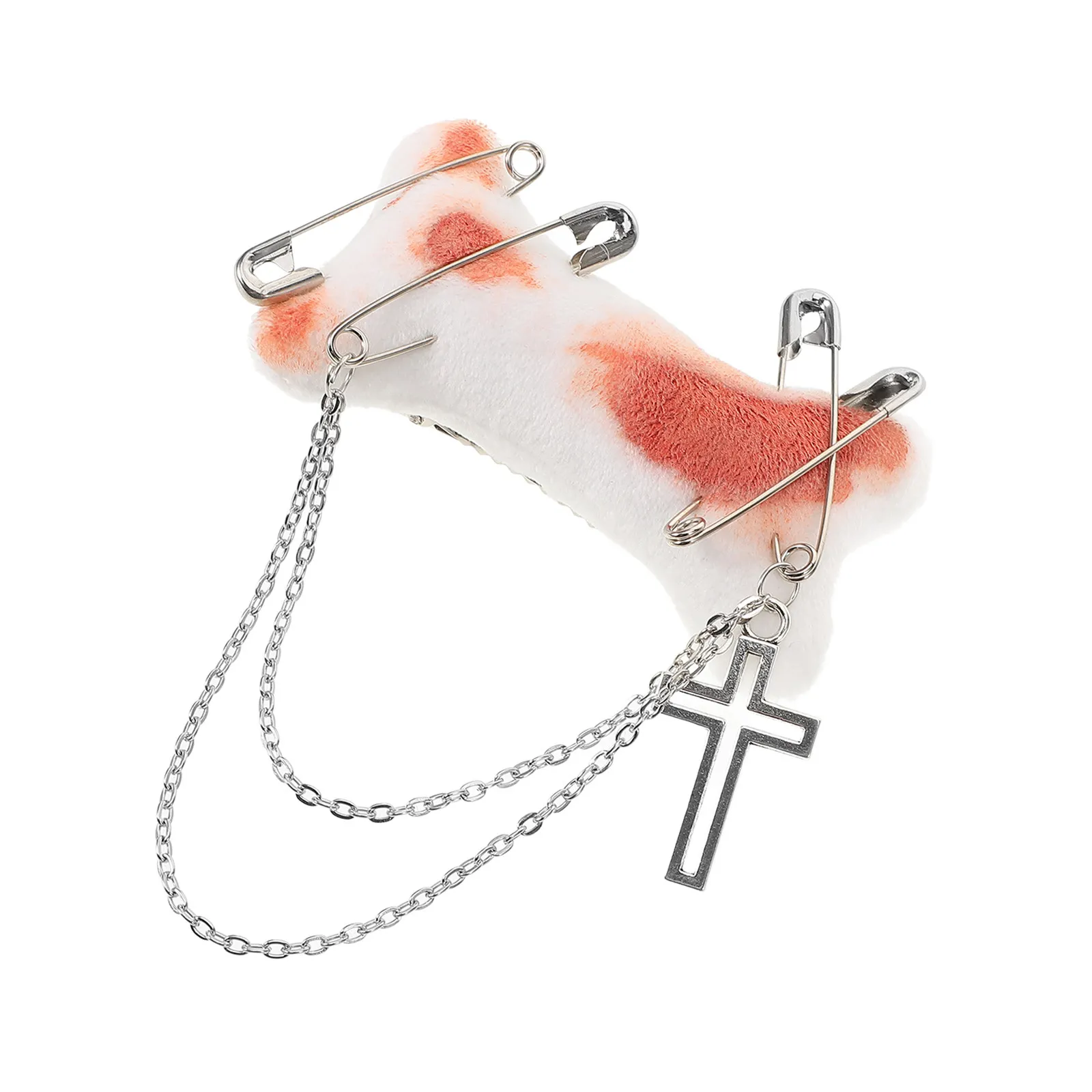 Chic Gothic Hair Clips for Women Small Bone Style Brooch Pin Versatile Hair Accessory for Adults Clothes Backpack Lapel
Chic Gothic Hair Clips for Women Small Bone Style Brooch Pin Versatile Hair Accessory for Adults Clothes Backpack Lapel