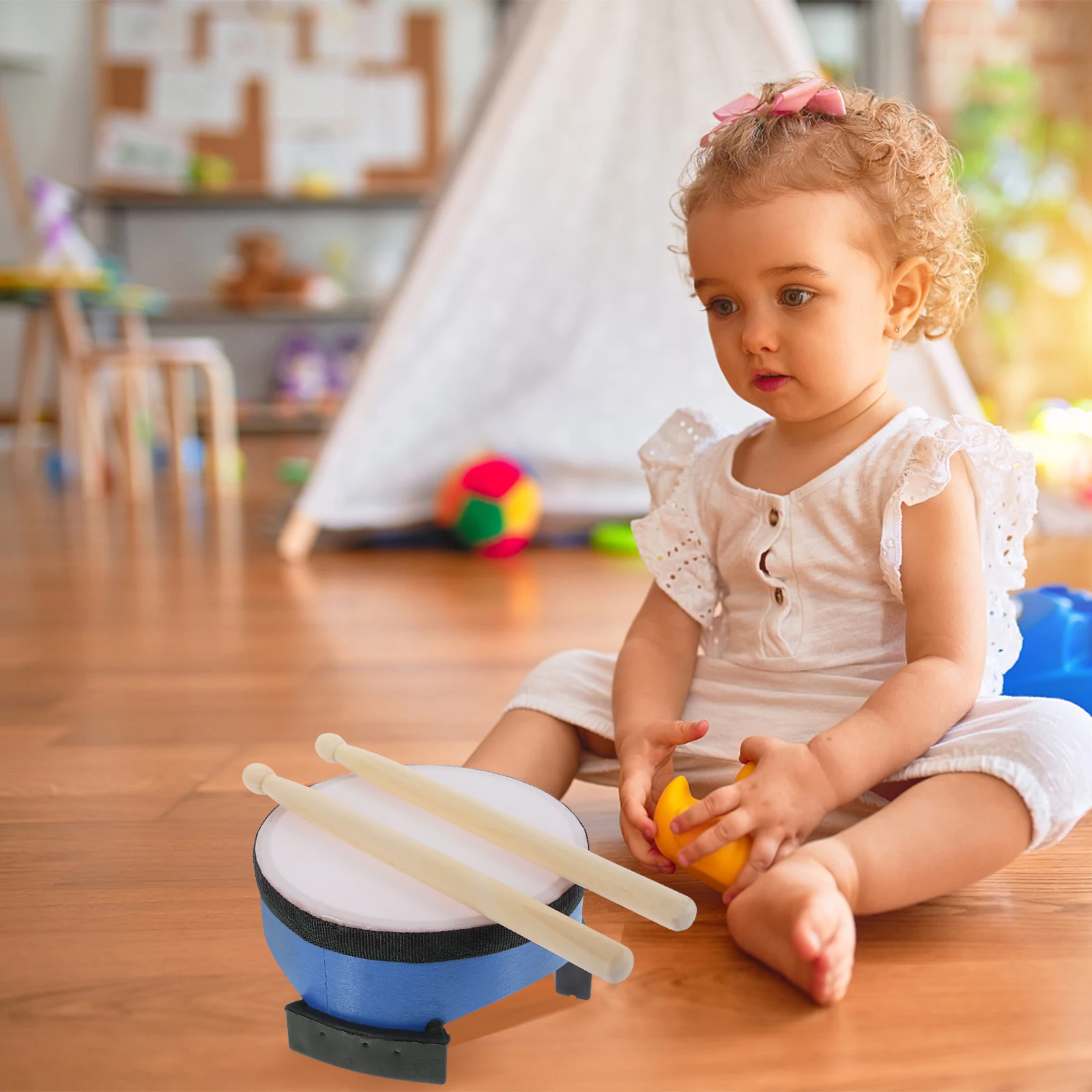 6 Inch Floor Drum 1 Set Kids Percussion Instrument Toddler Musical Toy Red Color Wear Resistant Rhythm Coordination
6 Inch Floor Drum 1 Set Kids Percussion Instrument Toddler Musical Toy Red Color Wear Resistant Rhythm Coordination