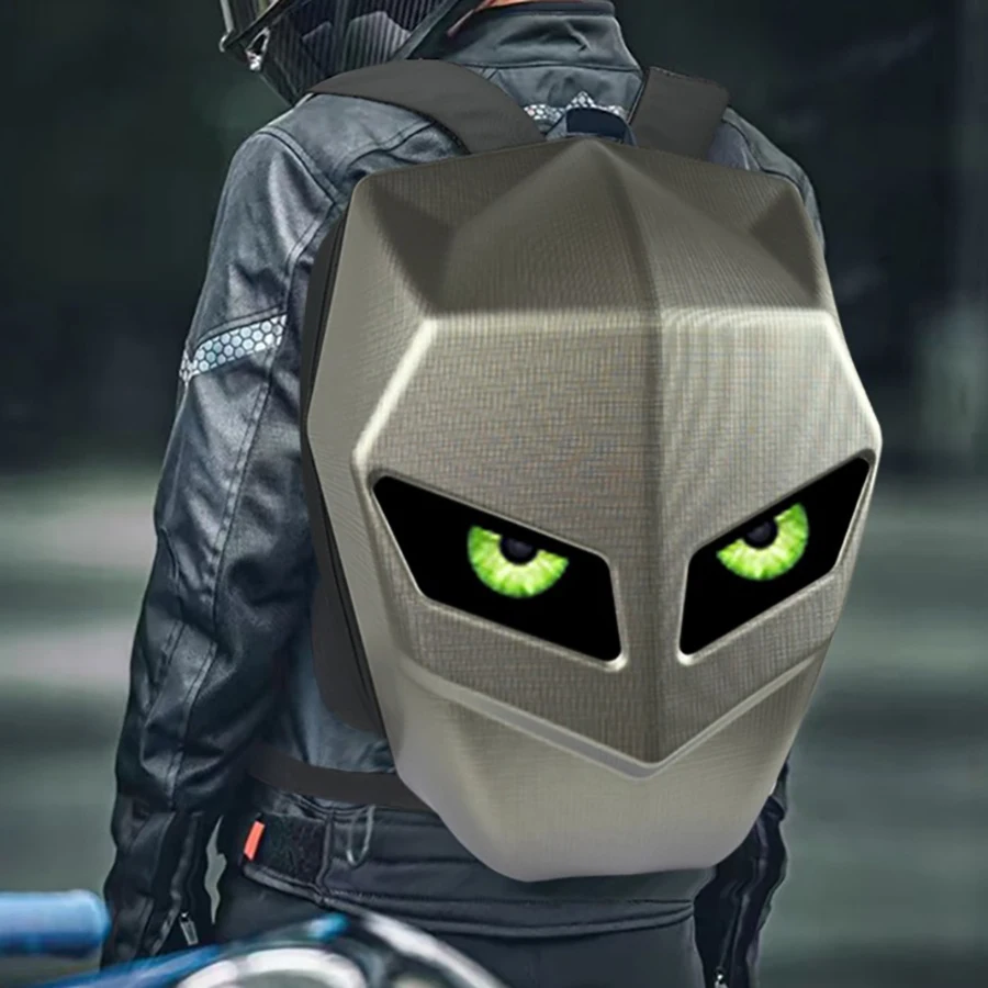 LED Knight Cycling Backpack with Eye Motorcycle Helmet Mochilas para motocicletas Waterproof Laptops Bags Saco Moto New
LED Knight Cycling Backpack with Eye Motorcycle Helmet Mochilas para motocicletas Waterproof Laptops Bags Saco Moto New