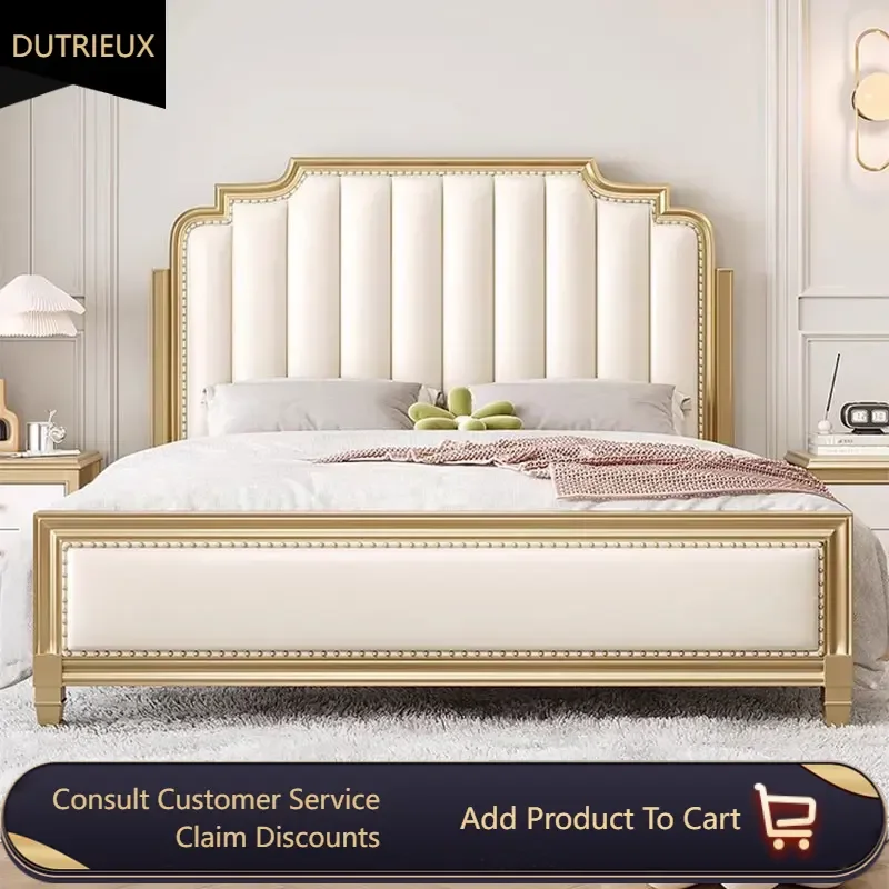 House Headboard Double Bed Wooden Nordic King Size Living Room Double Bed Luxury Modern Letto Matrimoniale Bedroom Furniture
House Headboard Double Bed Wooden Nordic King Size Living Room Double Bed Luxury Modern Letto Matrimoniale Bedroom Furniture