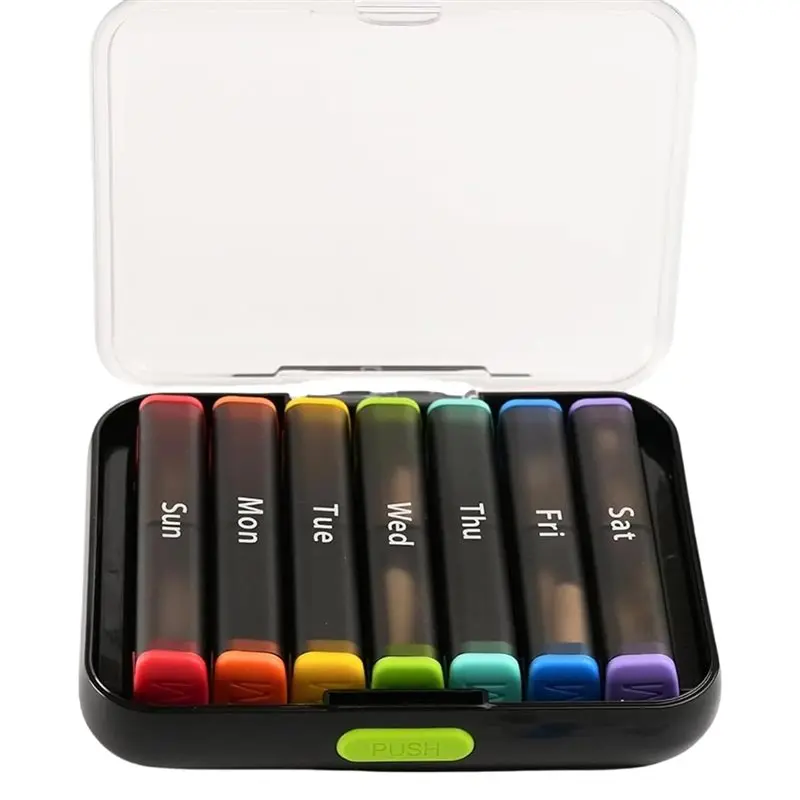 ABIT Easy Refill 7-Day Pill Organizer, Compact, Durable, Portable Water-Proof, Eco-Friendly Weekly Medication Storage
ABIT Easy Refill 7-Day Pill Organizer, Compact, Durable, Portable Water-Proof, Eco-Friendly Weekly Medication Storage