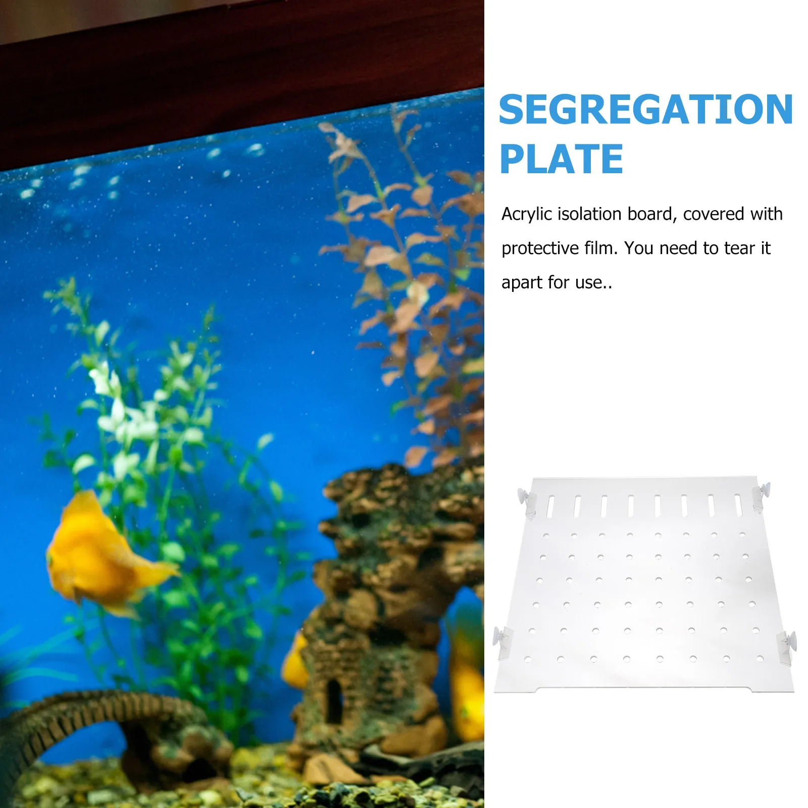 1Set Acrylic Isolation Plate Fish Tank Segregation Board Protective Film Safe Breeding Aquarium Separator Segregation Plate
1Set Acrylic Isolation Plate Fish Tank Segregation Board Protective Film Safe Breeding Aquarium Separator Segregation Plate