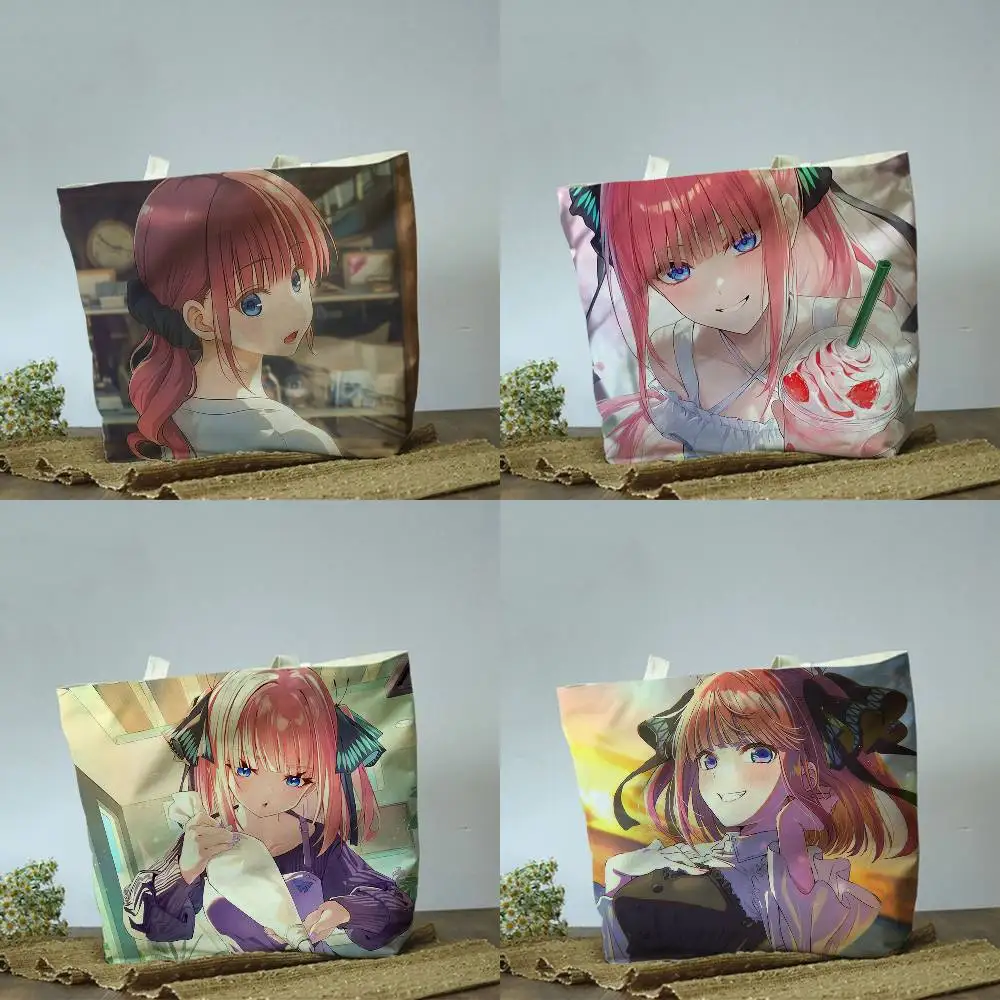 The Quintessential Quintuplets Nino Nakano Anime Plain Beige Cotton Polyester Canvas Shoulder Bag for Grocery & Travel
The Quintessential Quintuplets Nino Nakano Anime Plain Beige Cotton Polyester Canvas Shoulder Bag for Grocery & Travel