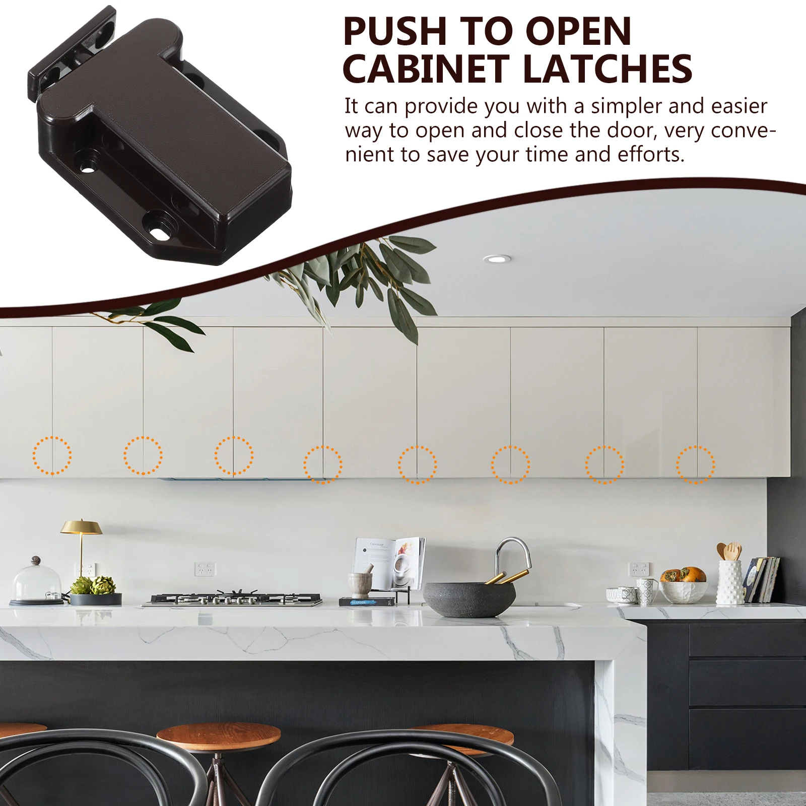 5Pcs Push To Open Cabinet Latches Automatic Door Latches Durable Rebounding Locks For Kitchen
5Pcs Push To Open Cabinet Latches Automatic Door Latches Durable Rebounding Locks For Kitchen