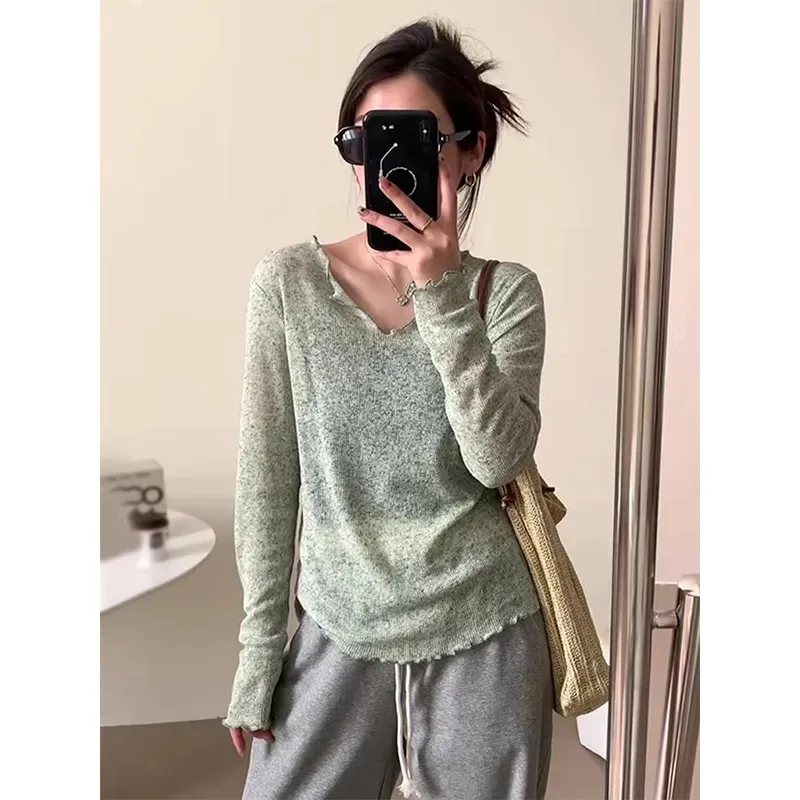 Korean Style Simple Casual Sun Protection Shirt Summer New Chic Versatile Slim Long-sleeved Top for WomenYY21
Korean Style Simple Casual Sun Protection Shirt Summer New Chic Versatile Slim Long-sleeved Top for WomenYY21