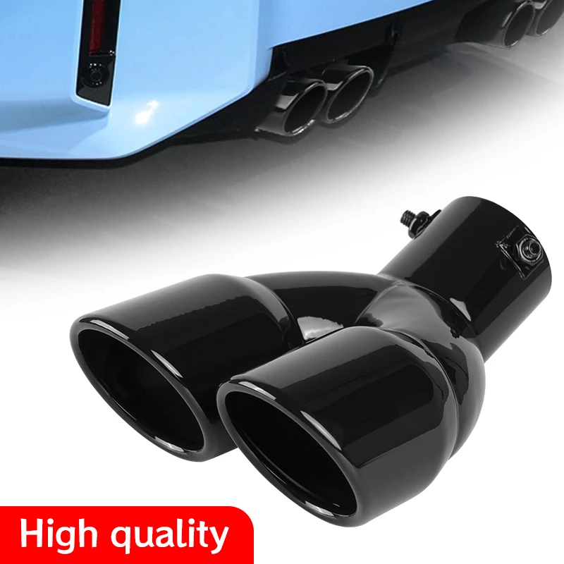 1Pcs inlet 63mm Car Exhaust Pipe Stainless Steel Double Outlet Car Rear Muffler Tip Tail Throat Car Exterior Accessories
1Pcs inlet 63mm Car Exhaust Pipe Stainless Steel Double Outlet Car Rear Muffler Tip Tail Throat Car Exterior Accessories