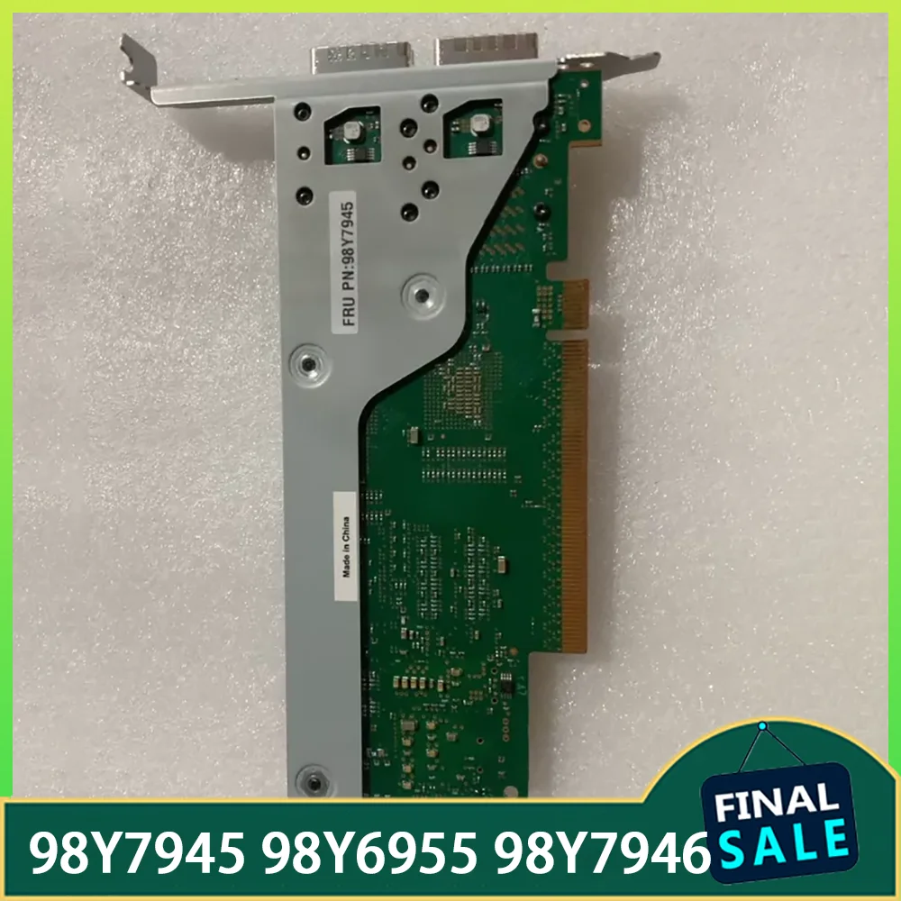 Dual-Port P8 S824 PCIe SAS Card 98Y7945 98Y6955 98Y7946
Dual-Port P8 S824 PCIe SAS Card 98Y7945 98Y6955 98Y7946