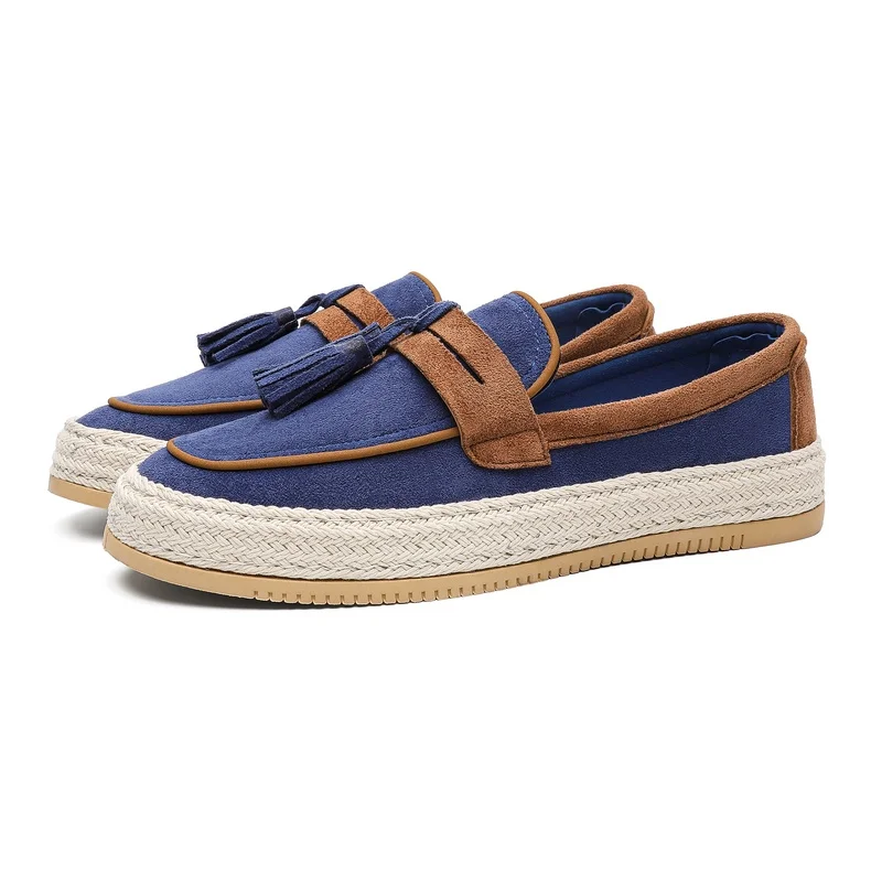 Men Suede Tassel Loafers Slip On Platform Espadrille Shoes Casual Color Block Moccasin Walking Flats Size 39-44
Men Suede Tassel Loafers Slip On Platform Espadrille Shoes Casual Color Block Moccasin Walking Flats Size 39-44